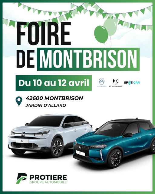  Retrouvez-nous à la Foire de Montbrison !