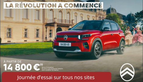 Nouvelle Citroën ë-C3 disponible à l'essai !