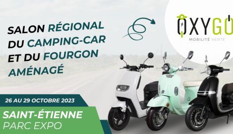 Rejoignez-nous au Salon du Camping-Car de Saint-Étienne du 26 au 29 octobre ! 